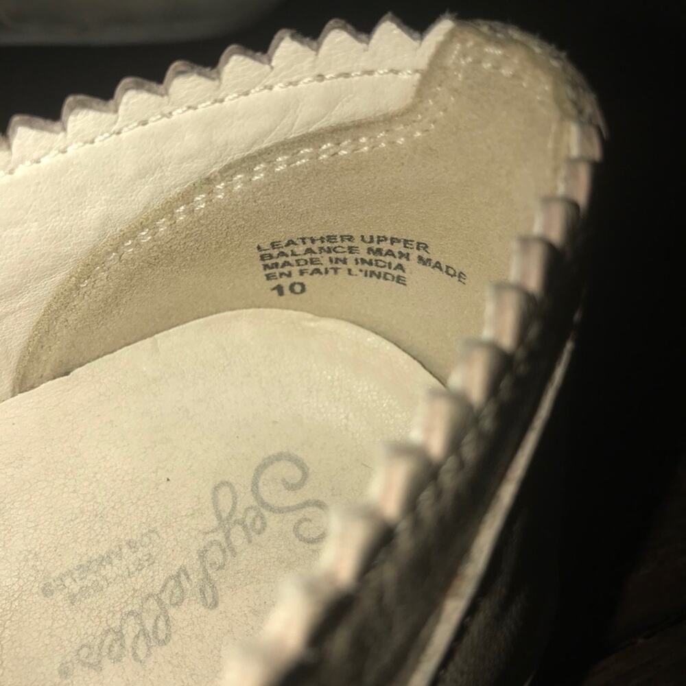 Seychelles Wheelhouse Leather Platform Sneakers 10 - Picture 6 of 7